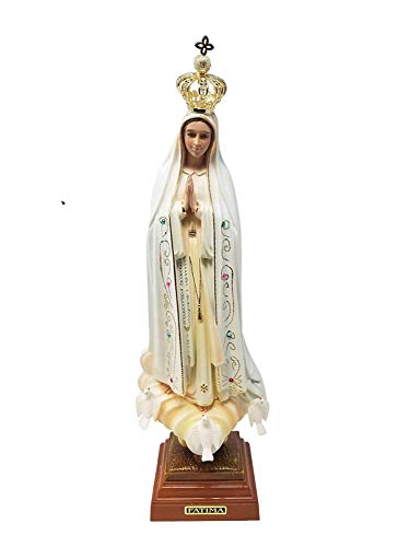 Our Lady of Fatima Blessed Mother Virgin Mary 16 Inch Statue