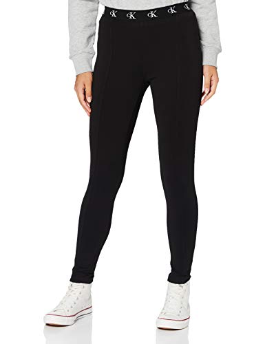 Preisvergleich Produktbild Calvin Klein Jeans Damen Milano Trim Legging Hose, Ck Black, M