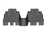 Weathertech Custom Fit FloorLiners for Jeep Wrangler JK Unlimited 4-Door, Wrangler Unlimited 4-Door, Wrangler Unlimited 4-Door - 2nd Row (445732), Black