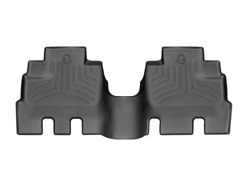 Weathertech Custom Fit FloorLiners for Jeep Wrangler JK Unlimited 4-Door, Wrangler Unlimited 4-Door, Wrangler Unlimited 4-Door - 2nd Row (445732), Black