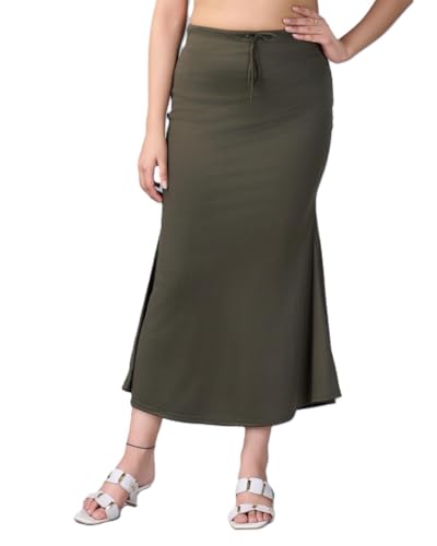Image of LADLA FASHION] Women's Saree Shapewear - Mermaid Cut Saree Shaper Petticoat with Side Slit,