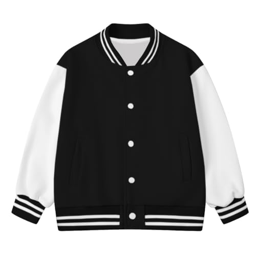 Image of ARTMINE Kids Baseball Jackets Casual Varsity Jacket School Bomber Jackets