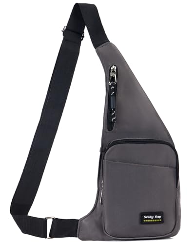 Image of Seoky Rop Sling Bag Slim Personal Purse Pocket Small Crossbody Chest Bag