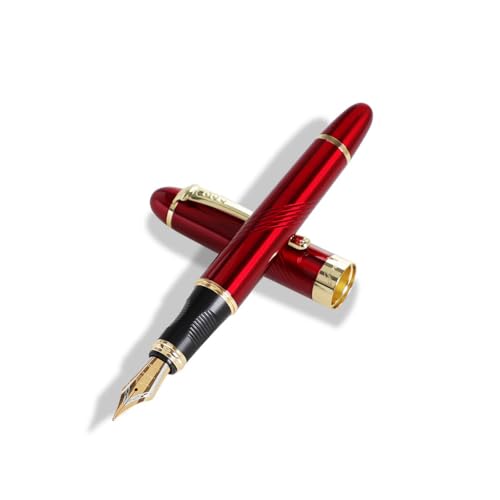 0.5mmの噴水ペンライティングペンメタル書道事業文房具署名学校オフィス用品噴水筆記小学校の供給