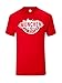 Produktbild FC Bayern München T-Shirt Skyline rot für Kinder, Rundhalsausschnitt, 152