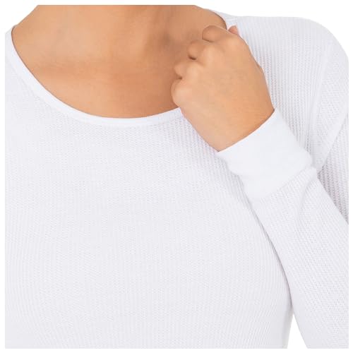 Image of Fruit of The Loom Womens Micro Waffle Premium Thermal Underwear Tee Shirt