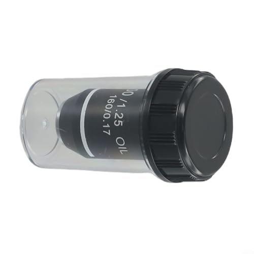 Obiettivo per microscopio 20 2 mm RMS 195 acromatico con ingrandimento 4X 20X 40X 60X 100X 100X nero