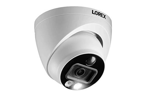Lorex C241Xc Indoor/Outdoor 1080P Analog Hd Active Deterrence Dome Security Camera, 120Ft Night Vision, 2.8Mm, F2.0, Ip67, Works With D841, Dv900, Lhv5100, D241, D231, D441, D861, White #TOP21