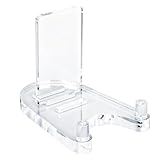 Soporte acrílico para fotos, caballete de almacenamiento transparente, soportes de exhibición ajustables para coleccionables, fotos, postales, tarjetas de felicitación, escritorio, dormitorio en casa