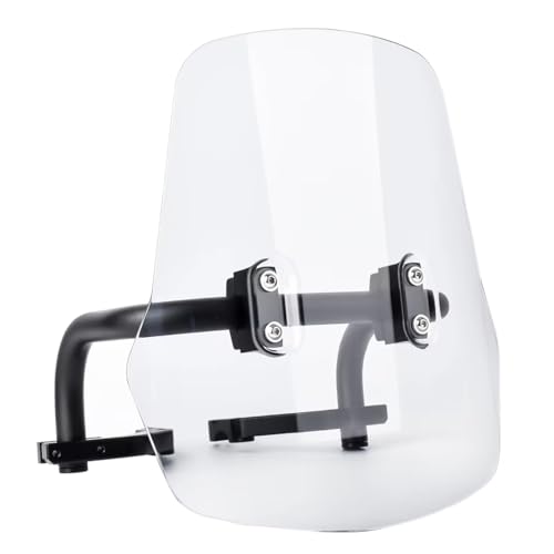 �t�����g�K���X�f�B�t���N�^�[ Compatible With CRF300L 2021-2025 For Monkey 2019-2024 �t�����g�K���X�t�����g�K���X�E�C���h�X�N���[���A�N�Z�T���[�C�������ƌ݊���(Clear)