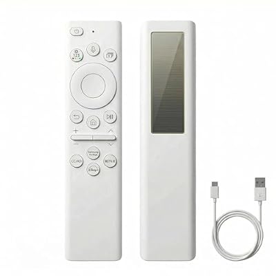 BN59-01391A Samsung Frame TV Remote, for 2018-2025 Samsung Remote Control for Smart TV with Voice Control Rechargeable Solar Cell USB-C, Compatible with Samsung Neo QLED, OLED, Crystal UHD, The Frame