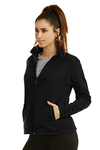Women's Polar Fleece Full Zip Up Winter Jacket2