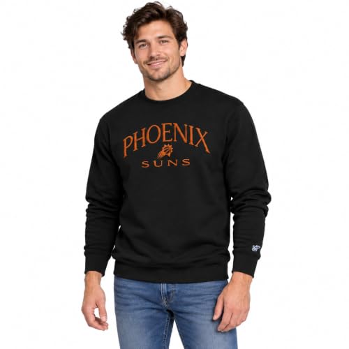 Blue 84 Phoenix Suns NBA Officially Licensed Crewneck Sweatshirt Embroidery Groundbreaking, Secondary Color, X-Large