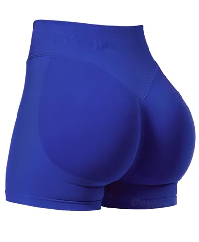 Image of VOYJOY Women Workout Impact Shorts 2.5 inch / 3.6 inch / 4.5 inch / 6 inch Scrunch Butt Booty | Tummy Control, High Waisted, Bike Short, Gentle Compression, for Women