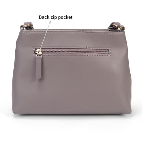 Image of Mochi Women Casual PU Soft Body Zipper closure Solid Sling Bag