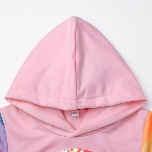 Popshion Toddler Girls Hoodies Kids Pullover Sweatshirt Butterfly Sweater Casual Hoodies Sweatshirts Long Sleeve Shirts Tops4