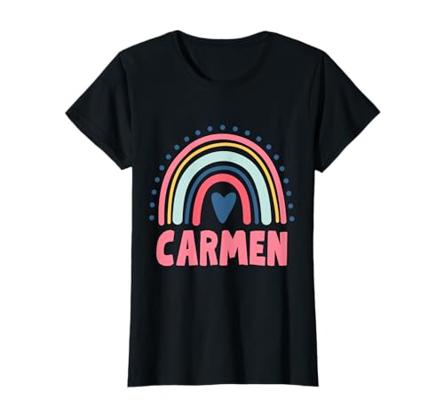 Carmen Nombre personalizado Mujer Mito Leyenda Rosa Fiesta de Cumpleaños Camiseta