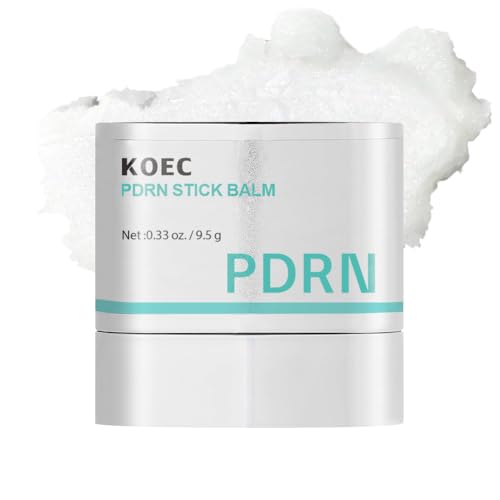 KOEC PDRN Essence Stick Balm,Collagen All-in-One Moisturing Multi Stick for Neck and Eye Firming PDRN Collagen Multi Balm Hydrate,Smooth,Tighten Wrinkles 0.33oz Lightweight