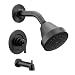 Moen T2903EPBL Gibson Posi-Temp Pressure Balancing Eco-Performance Modern Tub and Shower Trim, Valve Required, Matte Black