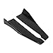 MZGDONGF 2 Pcs Car Rear Bumper Lip Spoiler for Toyota Corolla Rumion 2007-2012 2013 2014 2015, Rear Corner Rear Llip Diffuser Spoiler Side Fin Scratch Protector Car Accessories,Black