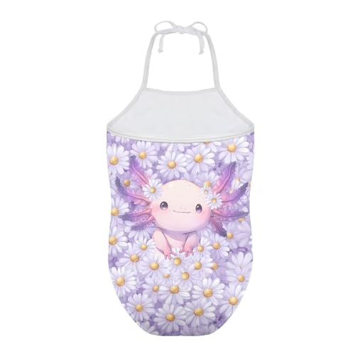 Image of Girls One Piece Swimsuit Summer Quick Dry Beach Sport Bathing Suit Halter Strap 1-10 Little Kids Toddler Swimwear