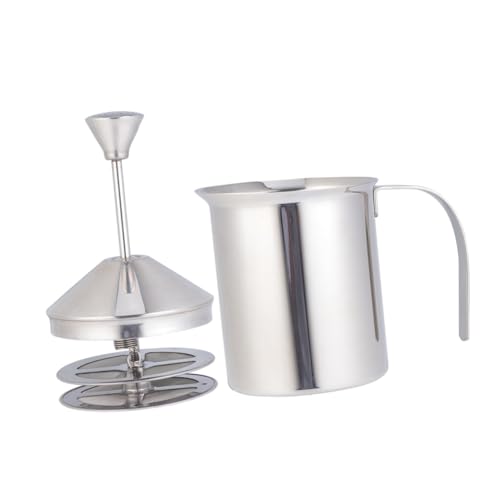 Zerodeko 3 Peças Espumante De Leite Espumante De Leite Jarra Fumegante Espresso Copo Fumegante Bebid