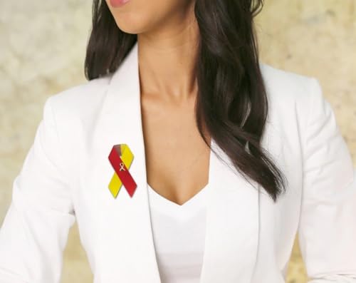Image of 1 /2 /5 /10 /25 /50 /100pcs Satin Awareness Ribbon Pins (Pick your color), for Cancer & Disease Awareness, Bulk Quantities for Fundraising, Events, Gift Giving