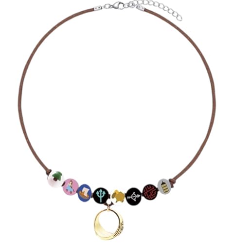 PRINCESS CUTENESS STORE Annabeth Chase Handmade Wooden Bead Camp Half Blood Greek Demigod Percy Jackson Necklace