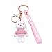 Produktbild Kaninchen-Silikon-Schlüsselanhänger DIY-Projekt (Color : Pink, Size : 1)
