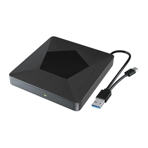 Zewnętrzny Napęd Blu-ray DVD, Przenośny Odtwarzacz CD Z USB 3.0 Typu C Wyczyść Proces Odtwarzania
