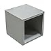 Milbank 12128-SC1-NK NEMA 1 Polyester Powder Coated Steel Screw Cover Junction Box Without Knockout 12 Inch x 12 Inch x 8 Inch ANSI 61 Gray