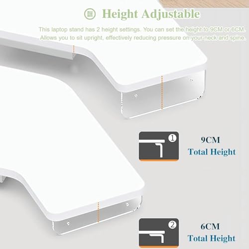 Meuble support écran Corniter pour bureau triangle et organisation de moniteur plat - 7