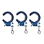 3pcs Blue