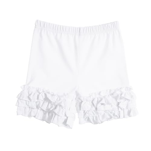 Baby Toddler Girls Ruffles Shorts Little Girls Bottoms Cotton Pants 3 Months-6T2