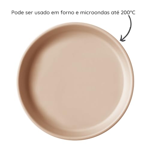 Minikoioi Basics - Basics Plate - Bubble Beige 101050107 Piatto Piano In Silicone - 4