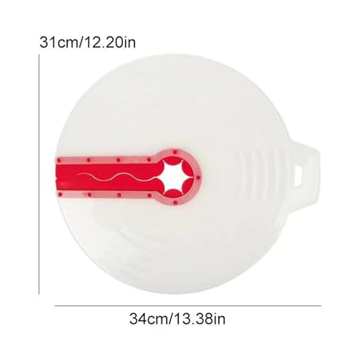 Protector antisalpicaduras de cocina y tapa universal para batidoras de mano con base de agarre 8