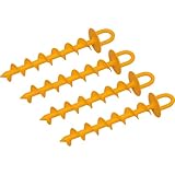Roughneck® Heavy Duty Ground Anchor 4 Piece Set 4 x 340mm 160kg Load Tested