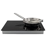 RecPro RV Induction Cooktop | 1800 Watt Dual Burner | Electric Range for Countertop Use | Portable
