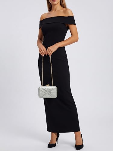 Image of CHUNLI Satin Clutch Bag, Elegant Clutch Purse for Women, Gold Evening Bags | CHUNLI Formal Pleated Evening Bag, Womens Clutches Champagne,Elegant Small Clutch Purse for Wedding Party Dressy Cocktail
