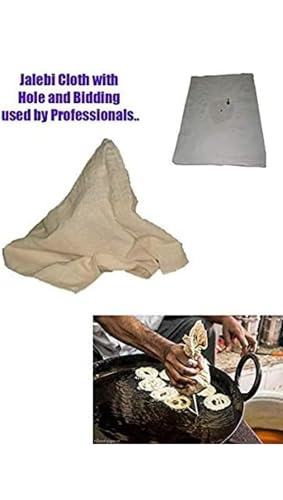 A S Original Waterproof Jalebi Making Cloth/rumaal with a Hole for jalebi Making ( 18x18 inch ),cloth material,