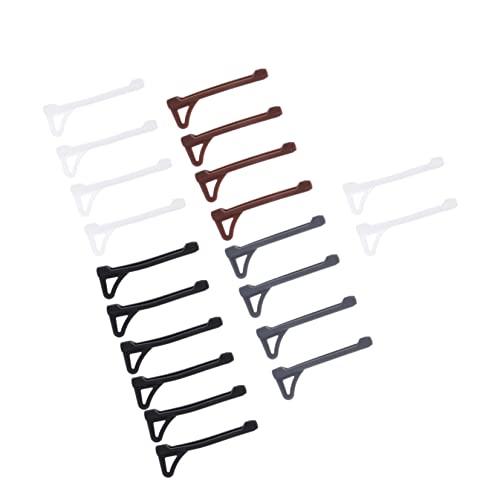 IWOWHERO 10 Pairs Glasses Anti-slip Cover Glasses Lanyard Hanging Tags Tooth Picks Holder Dispenser Anti- Glasses Holder Anti Ear Hooks Eyeglasses Glasses Accessory