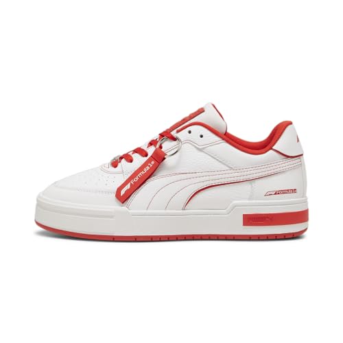 PUMA Men's Formula 1 CA Pro Shoes, White-Pop Red, 11