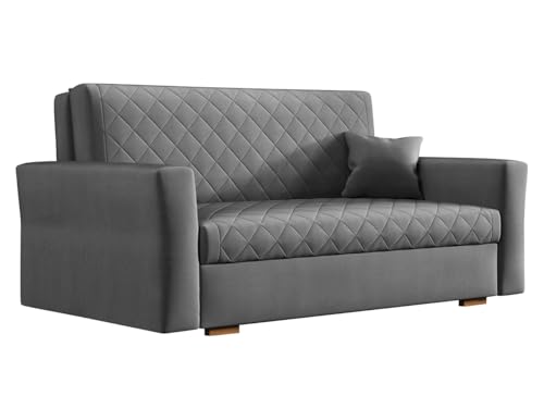 Mirjan24 Schlafsofa Viva Caro III mit Bettkasten, 3 Sitzer Polstersofa mit...