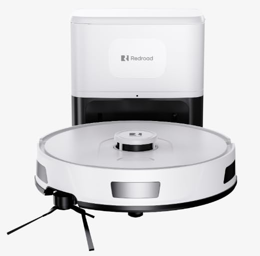 Image of Robot Vacuum 20,000Pa Robot Vacuum Mop,120Day Self Emptying Vacuum Robot,Lidar Navigation,2.4G 5G WiFi APP Aspirateur Robot,Self-Charging Robot Vacuums for Floor,Pet,Carpet WhiteR11