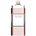 Produktbild LMJ Outsider Handy-U-Disk, geeignet für Apple 32G Dual-Use-DREI-in-Eins-OTG-Metall-U-Disk 64 GB,Rosa,256GB