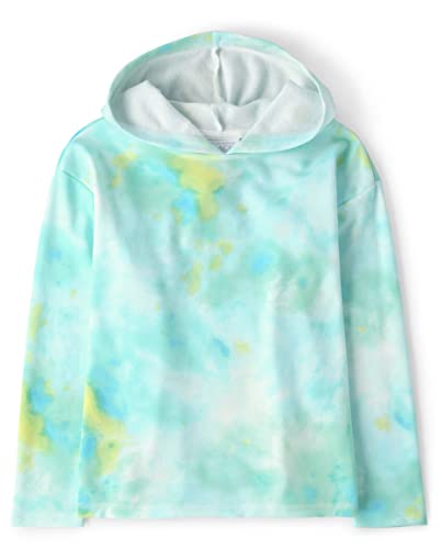 Image of The Children's Place Girls' Active Long Sleeve Hooded Sweatshirt