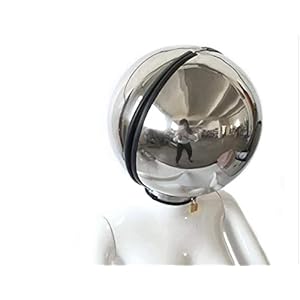 Madaenmj Roestvrijstalen Bondage Bal Helm Hoofddeksels Kap Gezichtsmasker Hond Slaaf Bondage Volwassen Spelletjes…