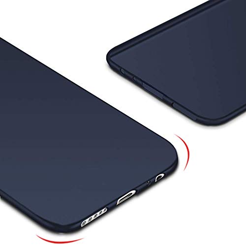 Image of TheGiftKart Sleek Back Cover Case for Redmi Note 10 Lite /Note 9 Pro /Pro Max /Poco M2 Pro | Slim Fit Protective Design | Ultra Matte Finish | Camera Protection Bump | Soft Silicon Case (Silicone, Blue)