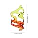 predolo 2 Pieces Bike Water Bottle Holder Bike Cup Holder Bracket Sturdy Easy to Install Lightweight for Road/Mountain Bikes, Red and Yellow