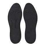 1 Pair Liquid Massage Insoles Glycerin Filled Insert Orthotic Shoe Insoles Foot Massage Breathable Sports Shock Absorption Insoles for Men Women Size S